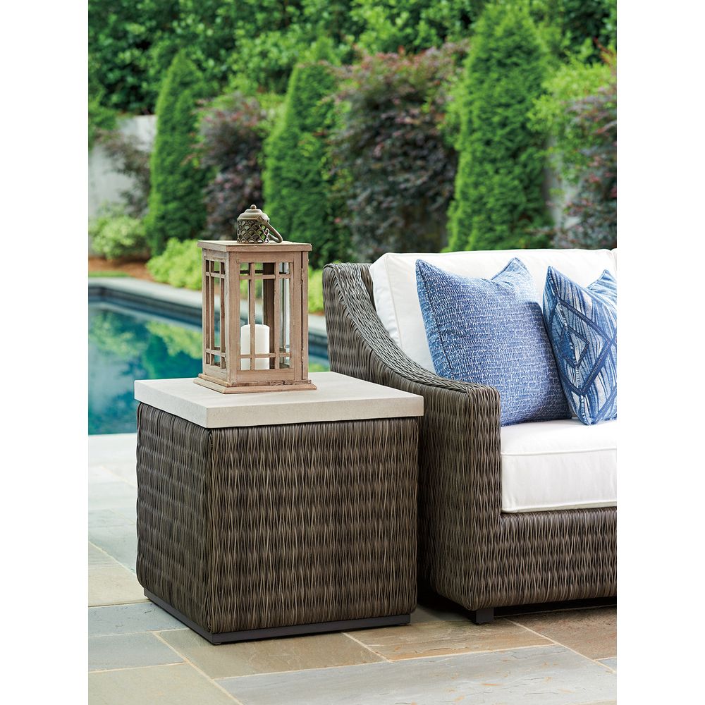 Outdoor Side Tables Square End Table - 0102 Driftwood