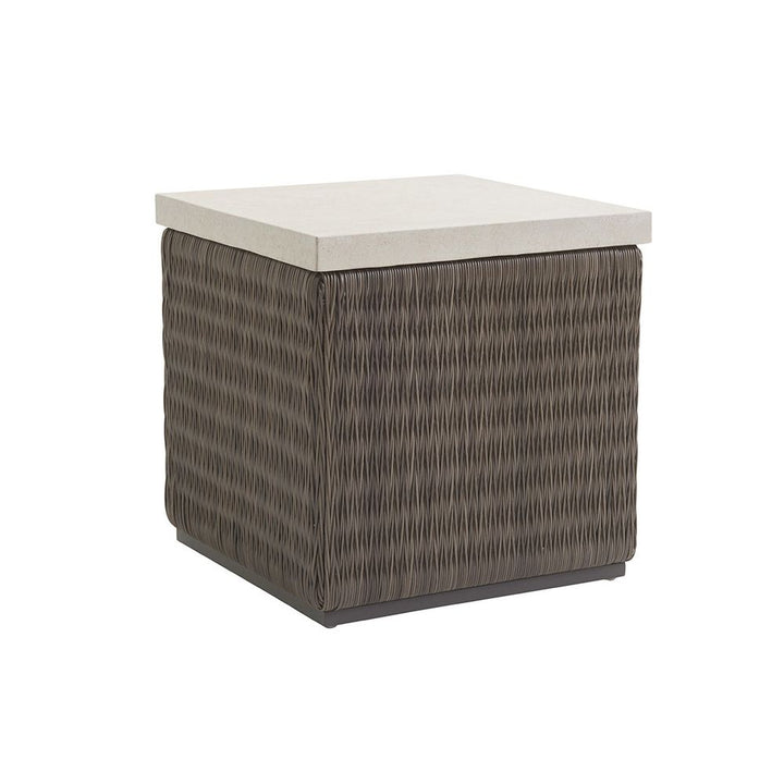 Outdoor Side Tables Square End Table - 0102 Driftwood