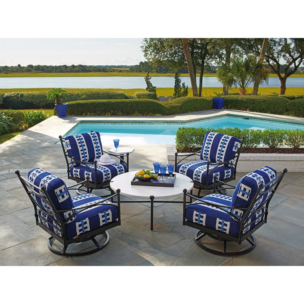Outdoor Coffee Tables Round Cocktail Table - 0103 Graphite