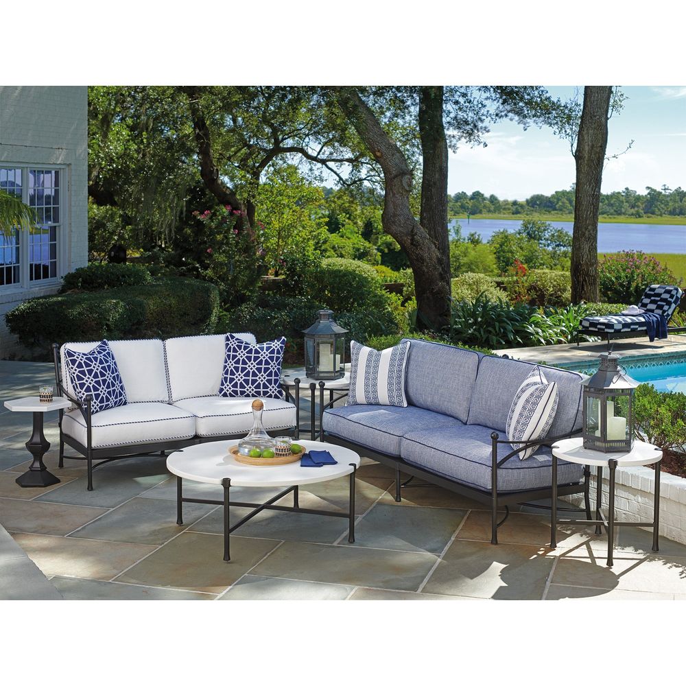 Outdoor Side Tables Round End Table - 0103 Graphite
