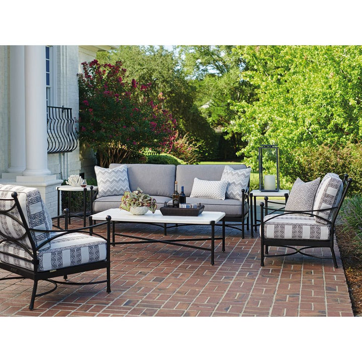 Round End Table - 0103 Graphite
