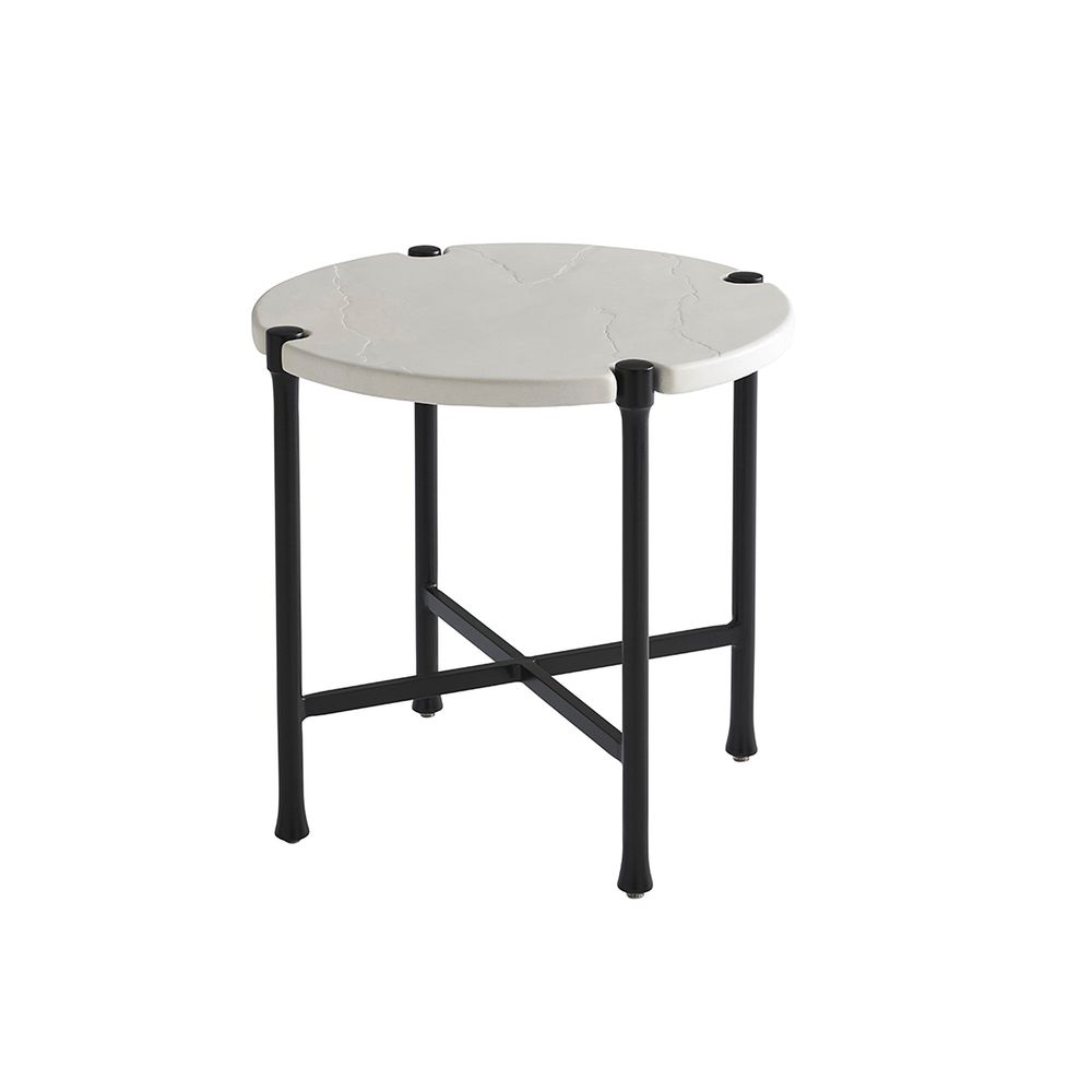 Outdoor Side Tables Round End Table - 0103 Graphite