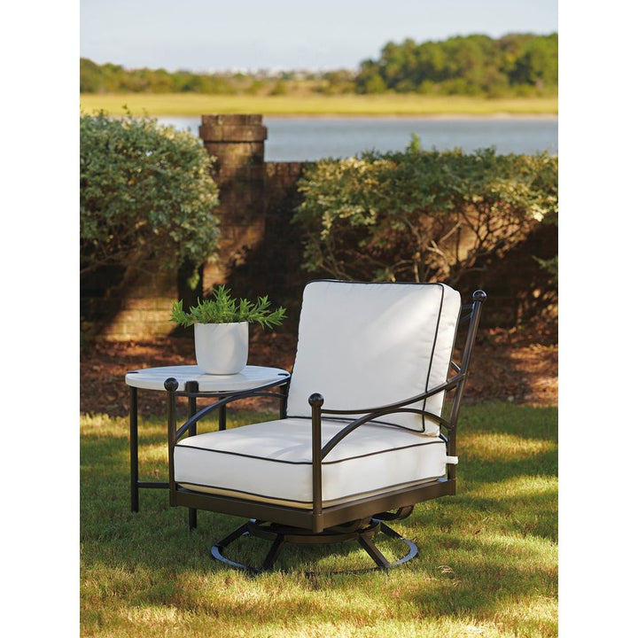 Round End Table - 0103 Graphite