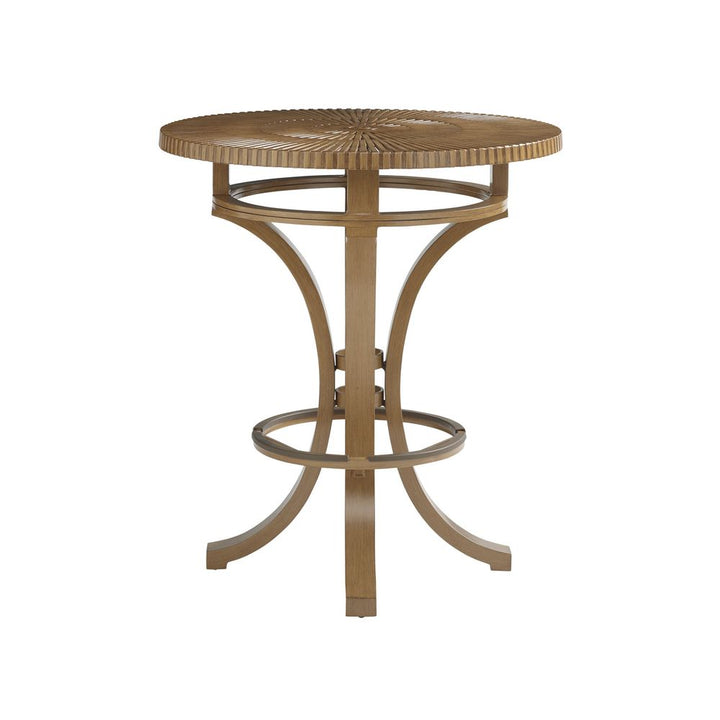 Outdoor Side Tables High/Low Bistro Table - 3925 Medium Brown