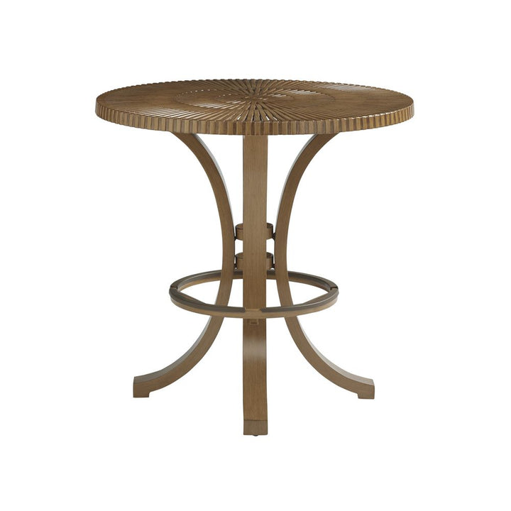 Outdoor Side Tables High/Low Bistro Table - 3925 Medium Brown
