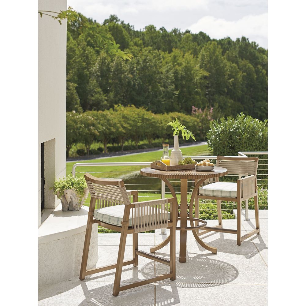 Outdoor Side Tables High/Low Bistro Table - 3925 Medium Brown
