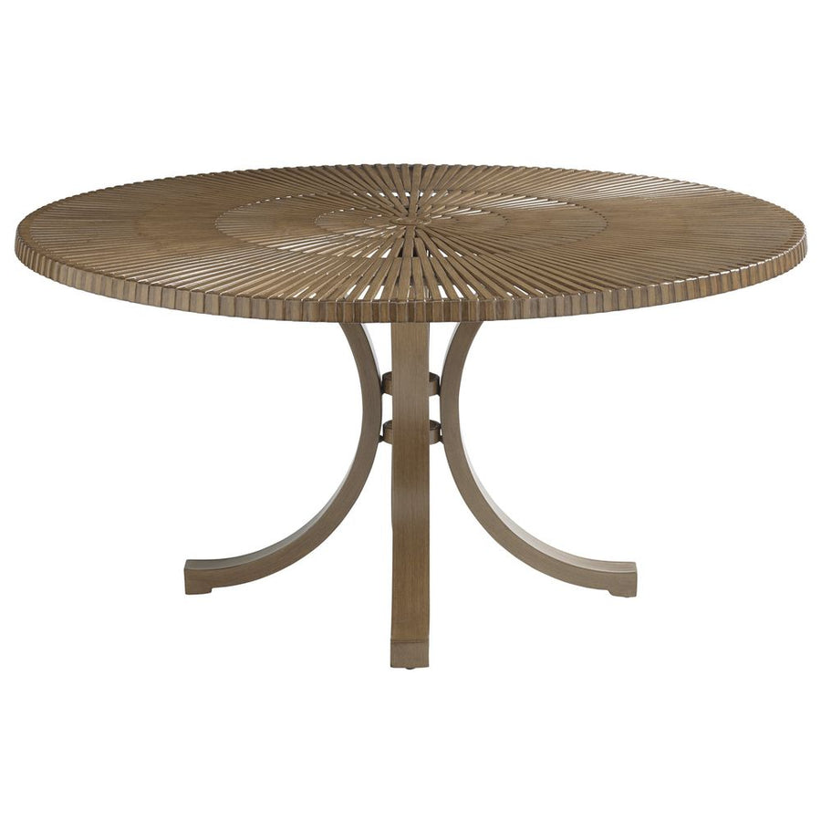 Outdoor Dining Tables Round Dining Table - Medium Brown