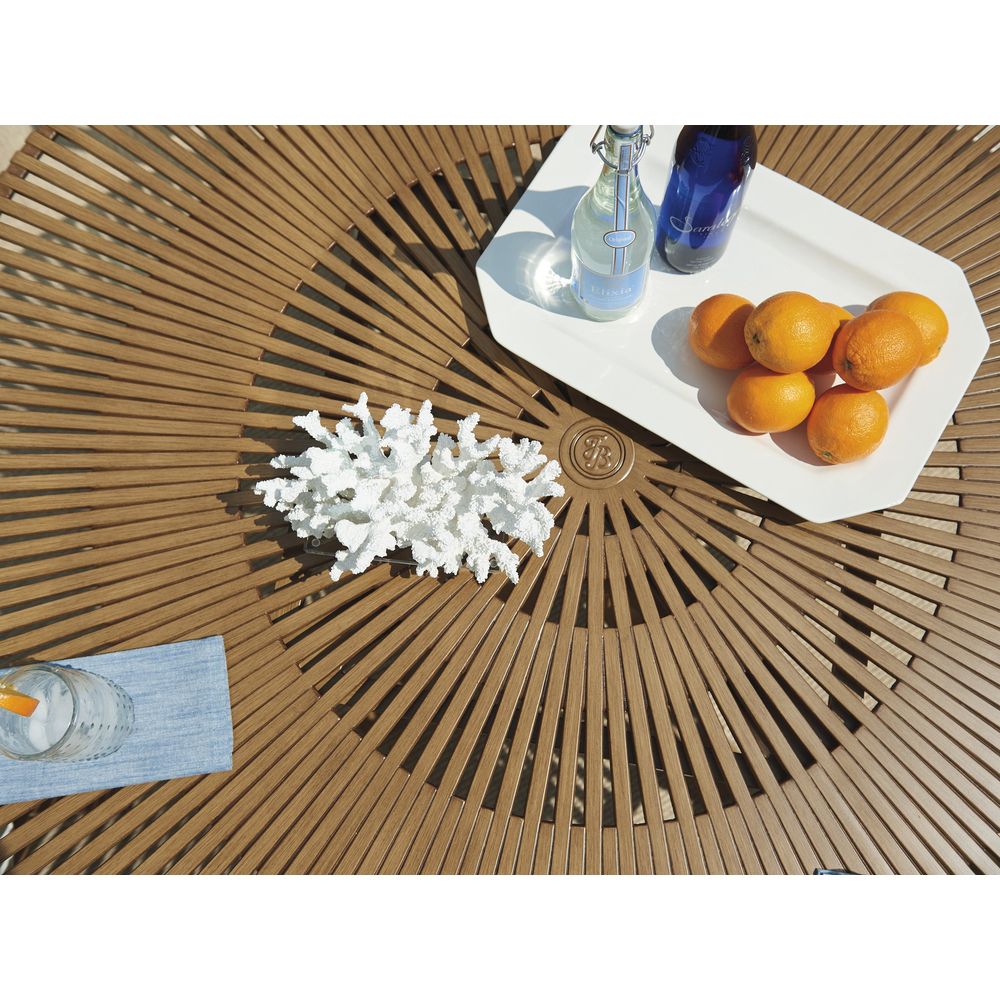 Outdoor Dining Tables Round Dining Table - Medium Brown