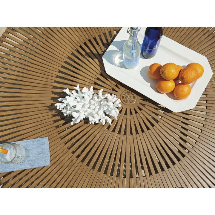 Outdoor Dining Tables Round Dining Table - Medium Brown