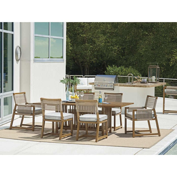 Outdoor Dining Tables Rectangular Dining Table - Medium Brown