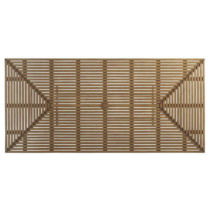 Outdoor Dining Tables Rectangular Dining Table - Medium Brown