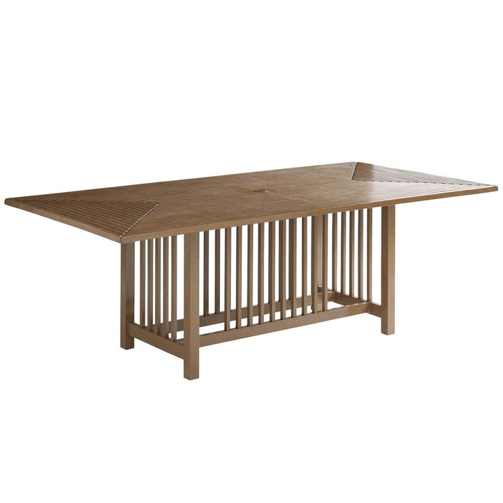 Outdoor Dining Tables Rectangular Dining Table - Medium Brown