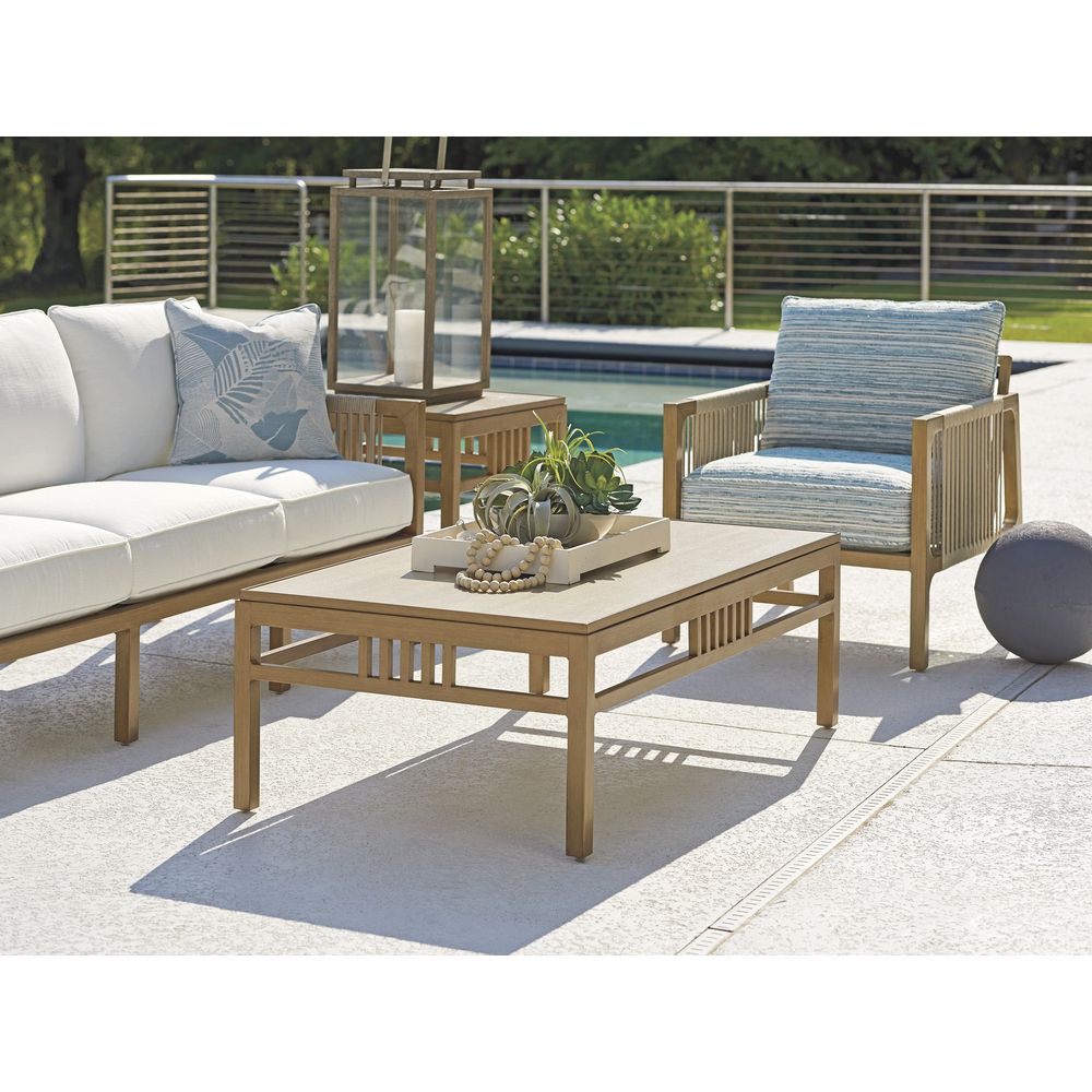 Outdoor Coffee Tables Rectangular Cocktail Table - Medium Brown