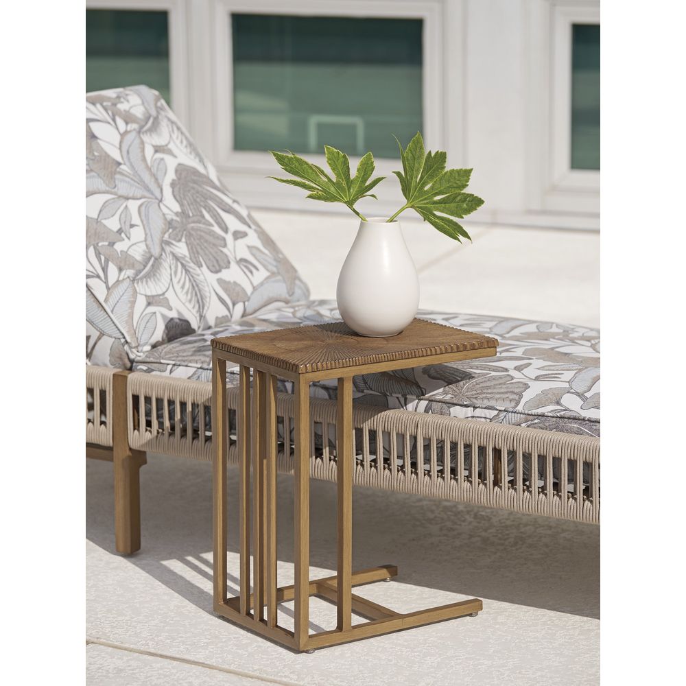 Outdoor Side Tables Rectangular Spot Table - 3925 Medium Brown