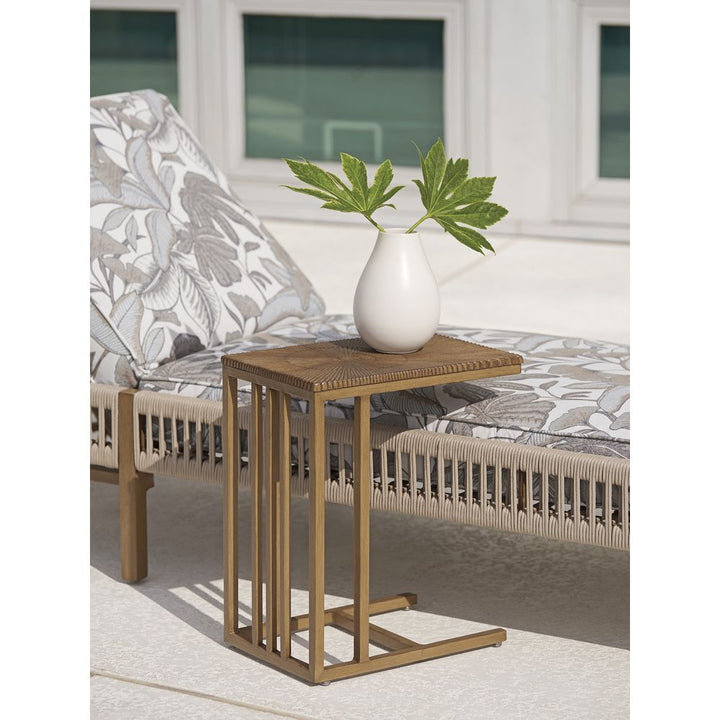 Outdoor Side Tables Rectangular Spot Table - 3925 Medium Brown