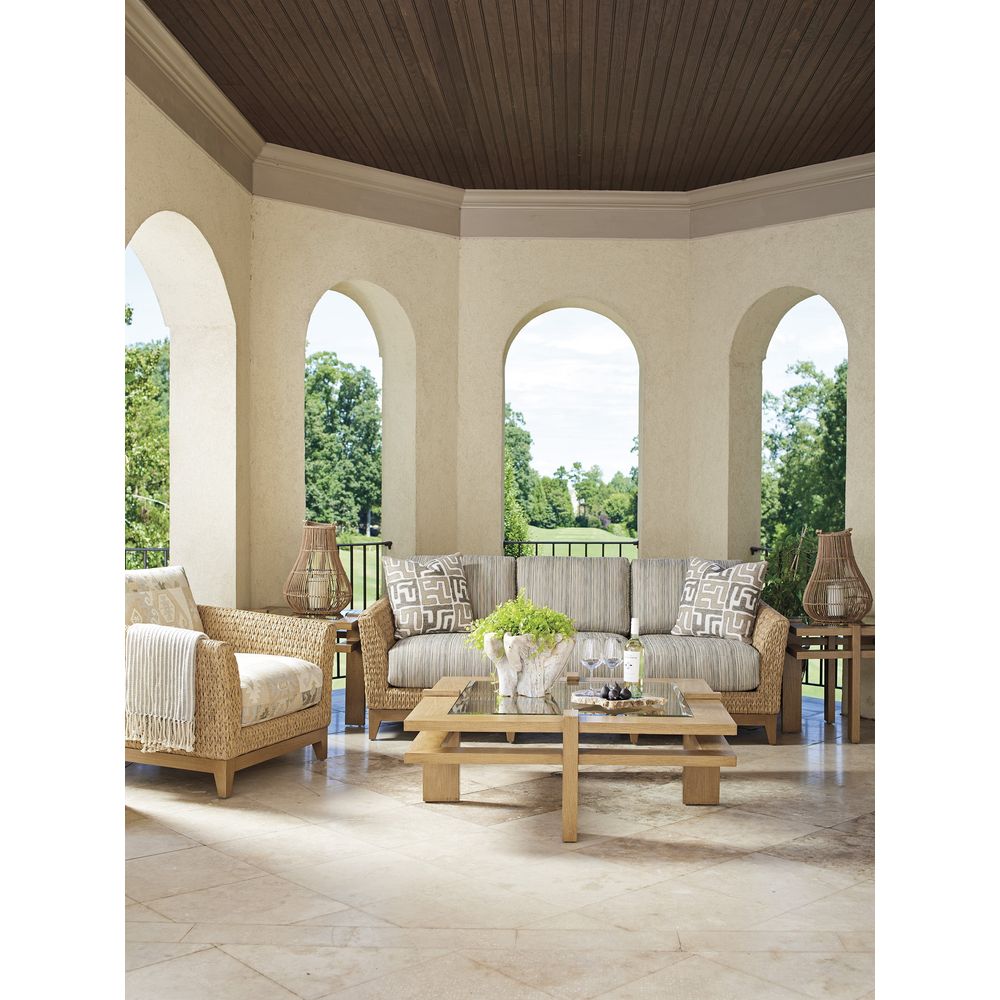 Square Cocktail Table - 3930 Sand (Light Tan)