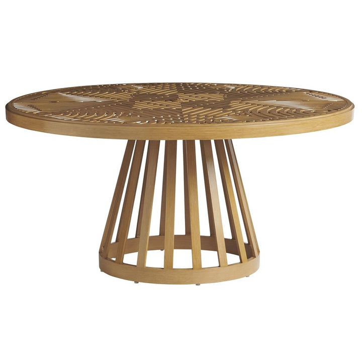Outdoor Dining Tables Round Dining Table - Light Brown
