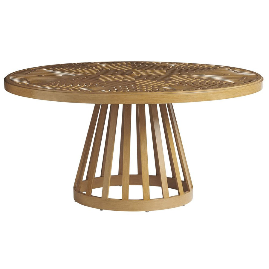 Outdoor Dining Tables Round Dining Table - Light Brown