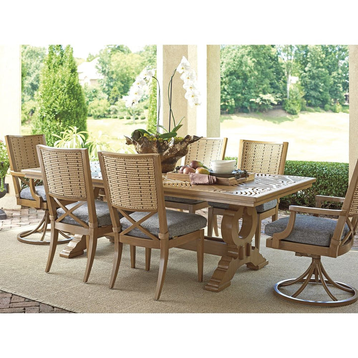 Outdoor Dining Tables Rectangular Dining Table - Light Brown