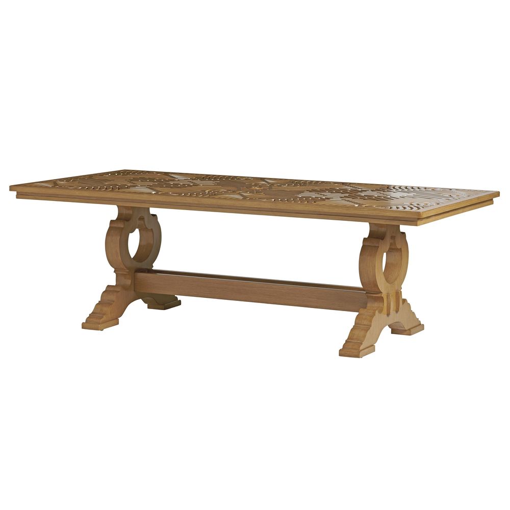 Rectangular Dining Table - Light Brown