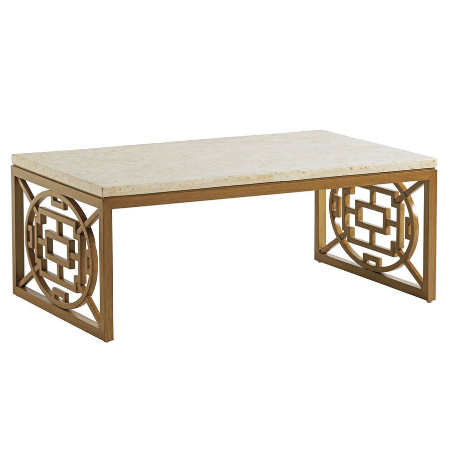Outdoor Coffee Tables Rectangular Cocktail Table - Light Brown