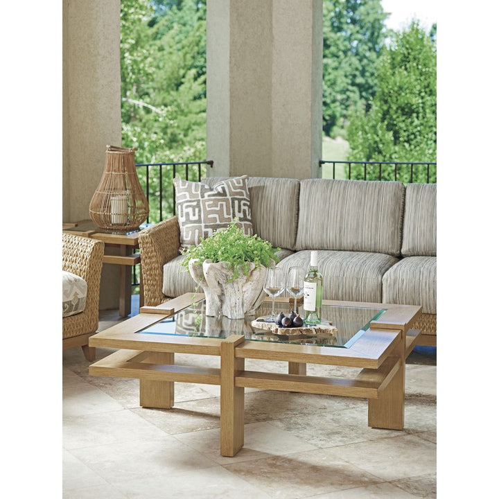 Outdoor Coffee Tables Square Cocktail Table - 3930 Sand (Light Tan)