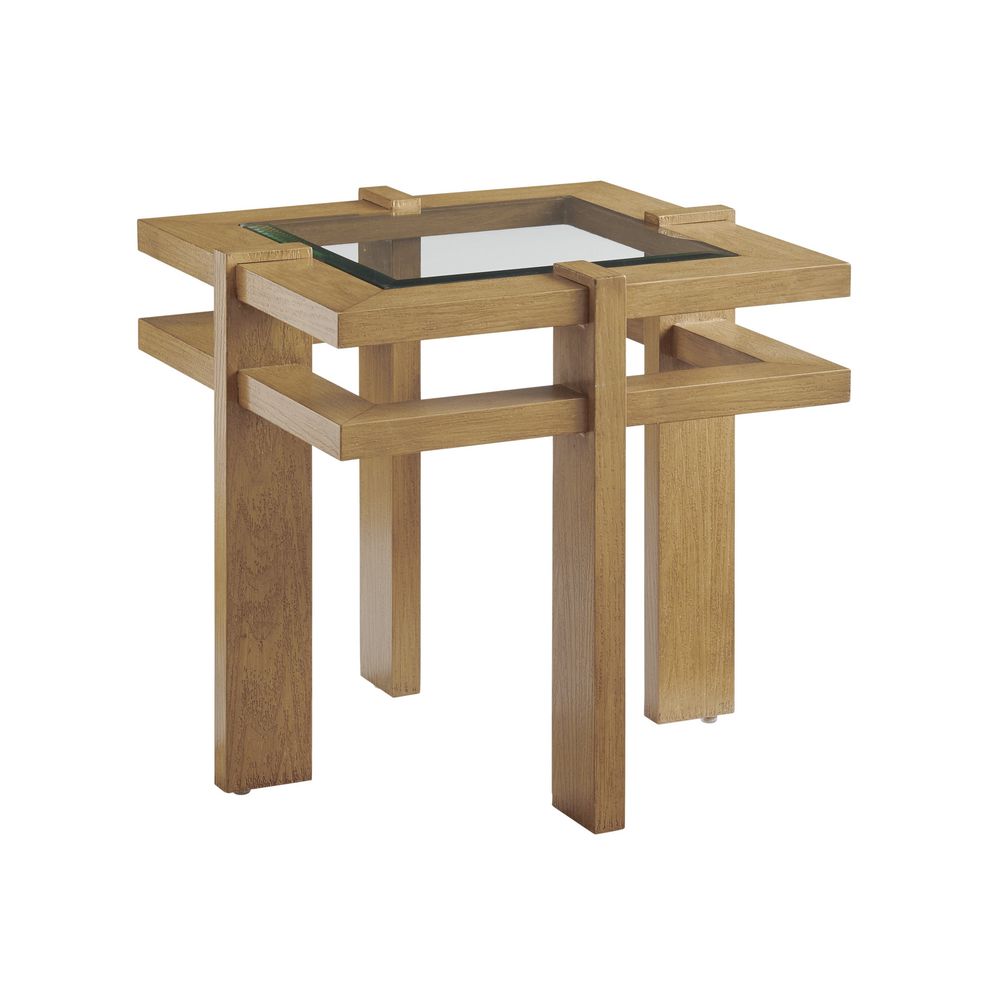 Outdoor Side Tables Square End Table - 3930 Sand (Light Tan)