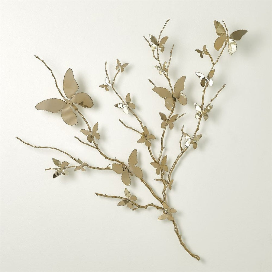 Wall Decor Butterfly Wall Art-Brass