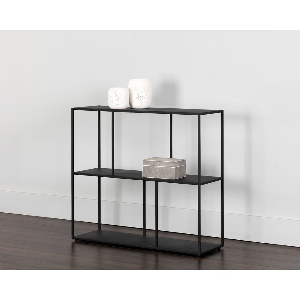 Bookcases & Etageres Eiffel Low Bookcase - Medium - Black
