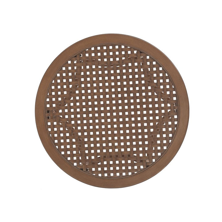 Outdoor Coffee Tables Round Cocktail Table - 3935 Medium Brown