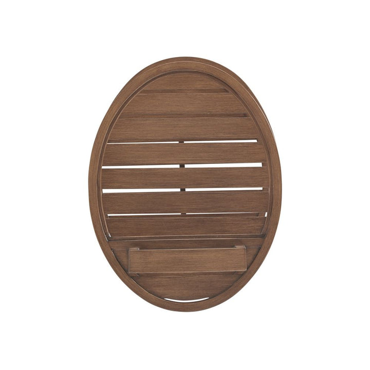 Outdoor Side Tables Tiered End Table - 3935 Medium Brown