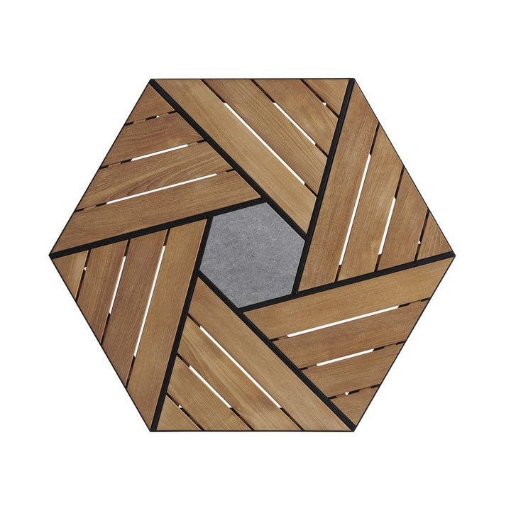 Hexagonal Cocktail Table - 3940 Graphite