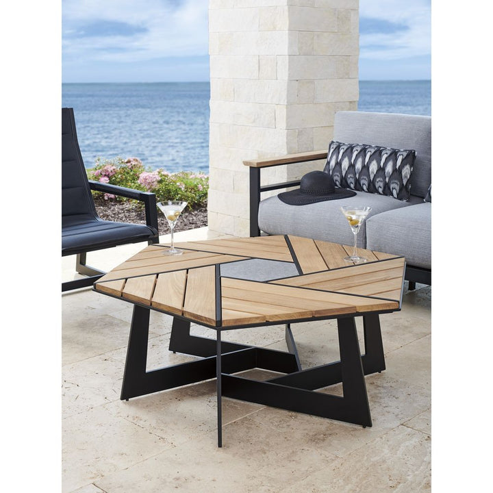 Outdoor Coffee Tables Hexagonal Cocktail Table - 3940 Graphite