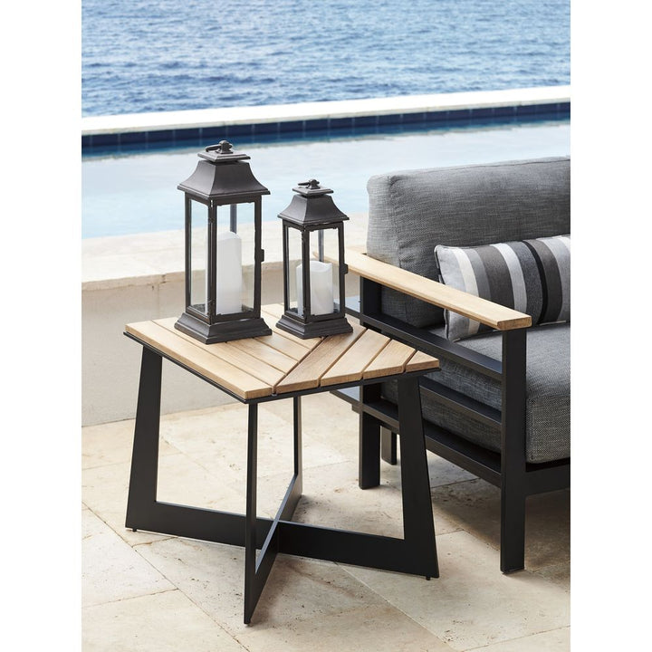 Outdoor Side Tables Square End Table - 3940 Graphite