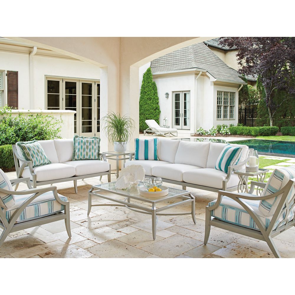 Outdoor Coffee Tables Rectangular Cocktail Table - 3945 Light Gray