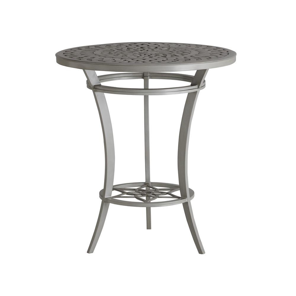 Outdoor Side Tables High/Low Bistro Table - 3945 Light Gray