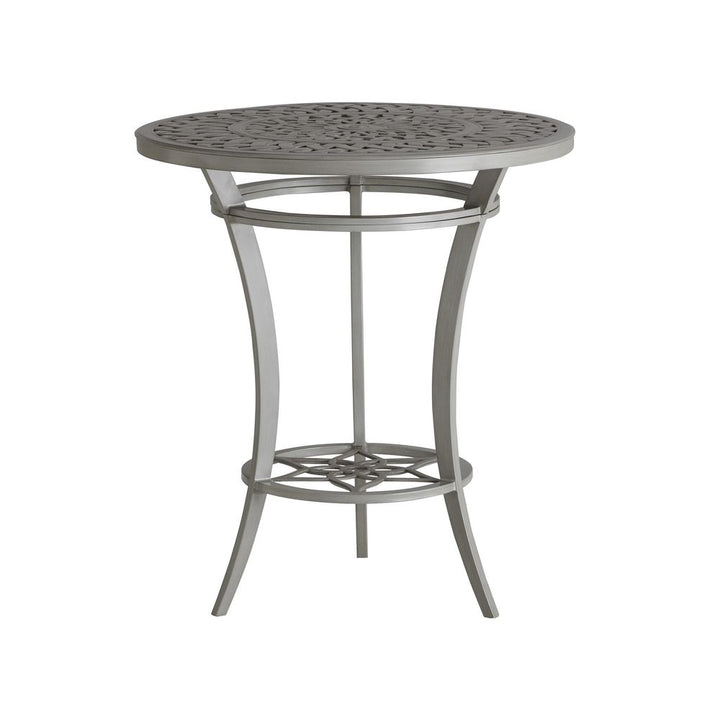 Outdoor Side Tables High/Low Bistro Table - 3945 Light Gray