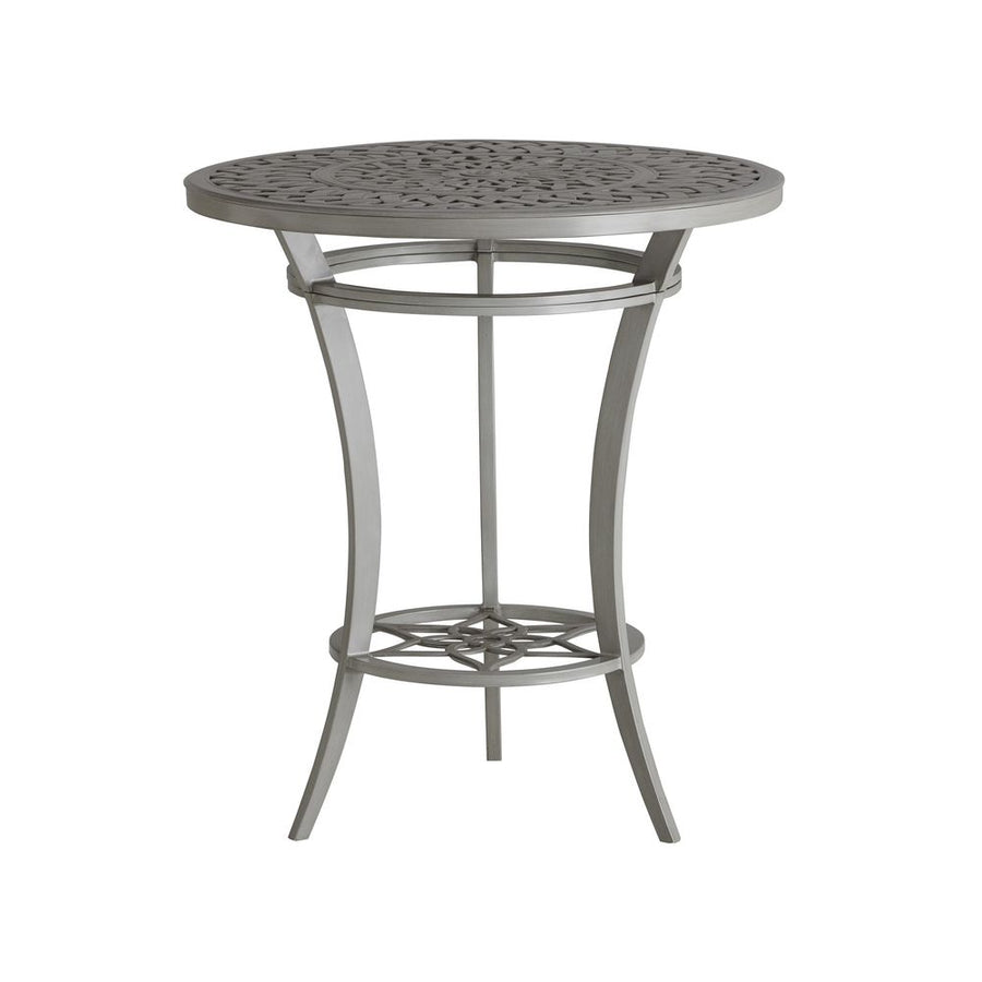 Outdoor Side Tables High/Low Bistro Table - 3945 Light Gray