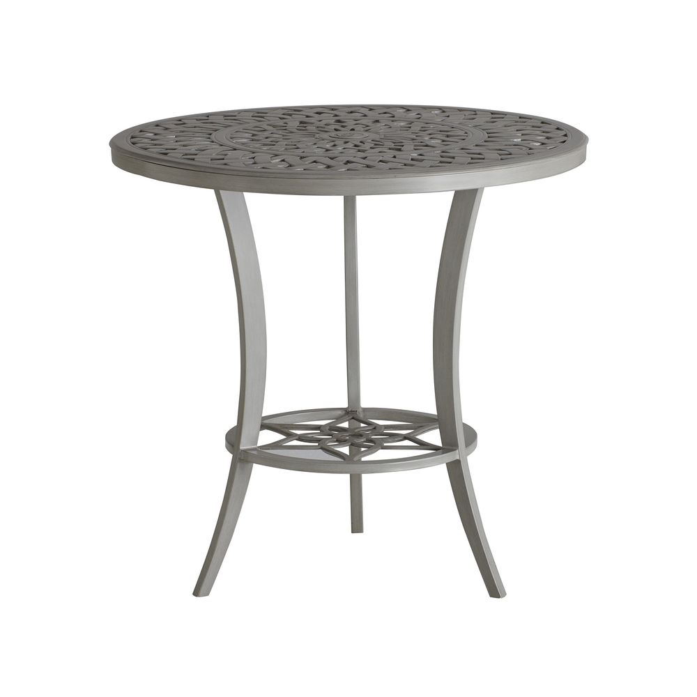 Outdoor Side Tables High/Low Bistro Table - 3945 Light Gray