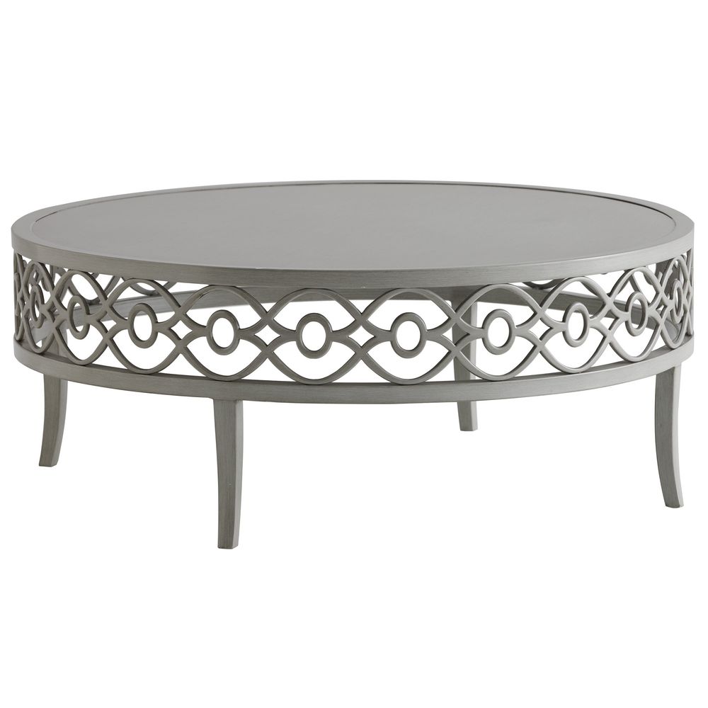 Outdoor Coffee Tables Round Cocktail Table - 3945 Light Gray