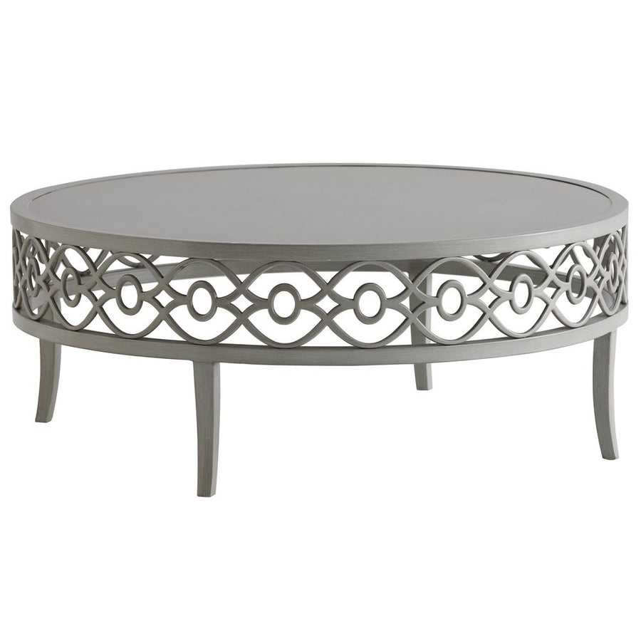 Outdoor Coffee Tables Round Cocktail Table - 3945 Light Gray
