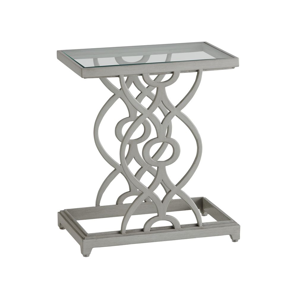 Outdoor Side Tables Rectangular Spot Table - 3945 Light Gray