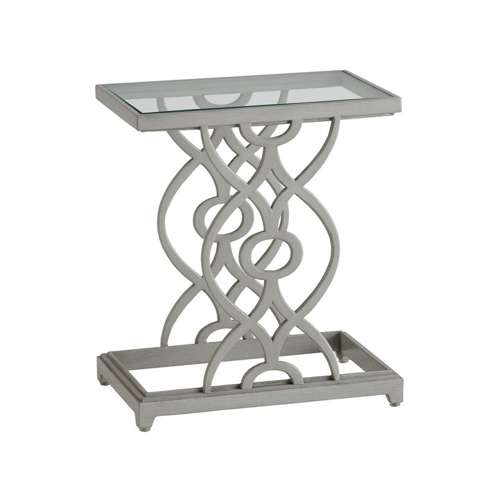 Outdoor Side Tables Rectangular Spot Table - 3945 Light Gray