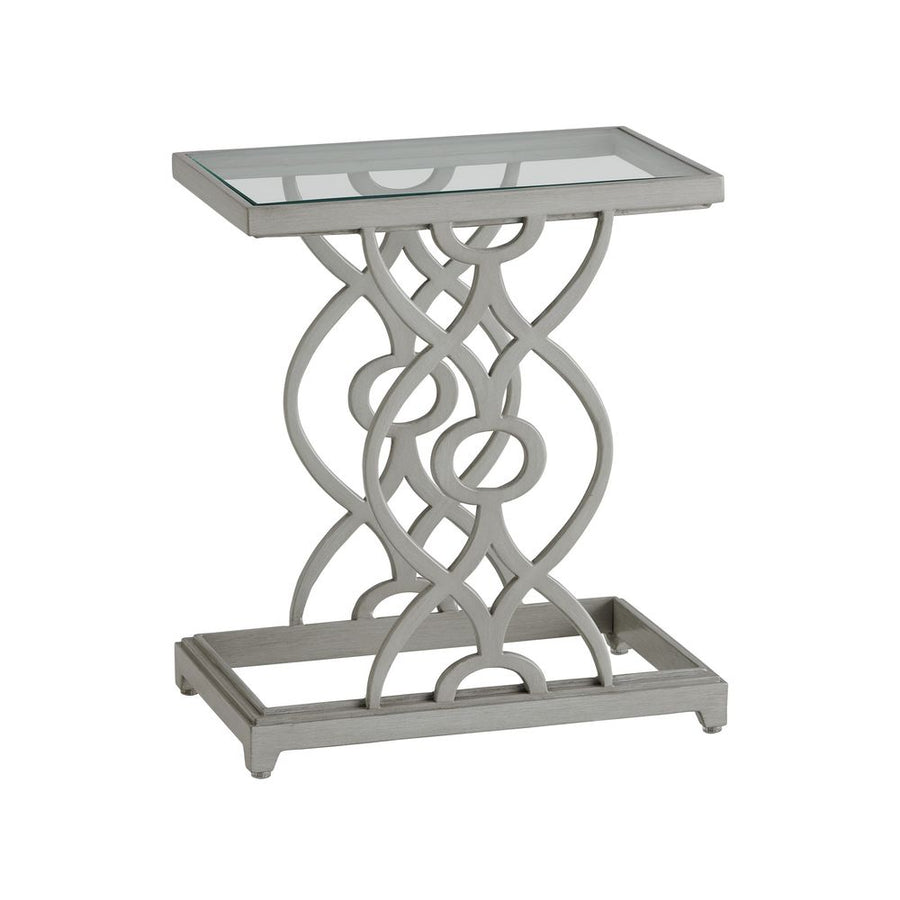 Outdoor Side Tables Rectangular Spot Table - 3945 Light Gray