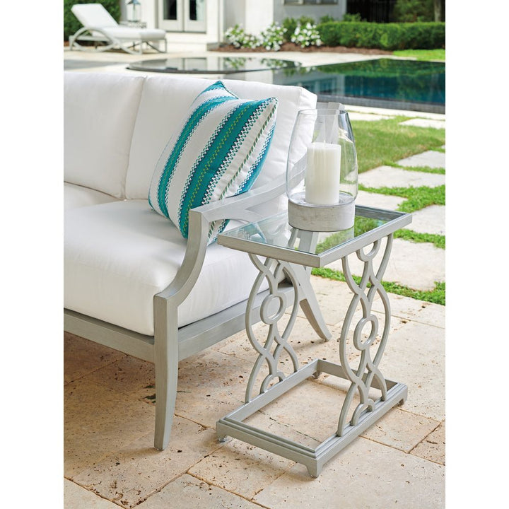 Outdoor Side Tables Rectangular Spot Table - 3945 Light Gray