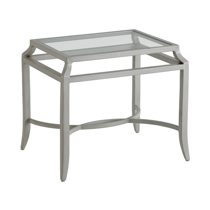 Outdoor Side Tables Rectangular End Table - 3945 Light Gray