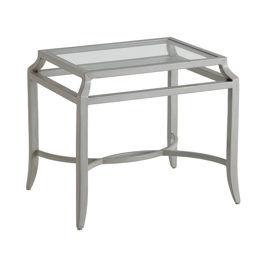 Outdoor Side Tables Rectangular End Table - 3945 Light Gray