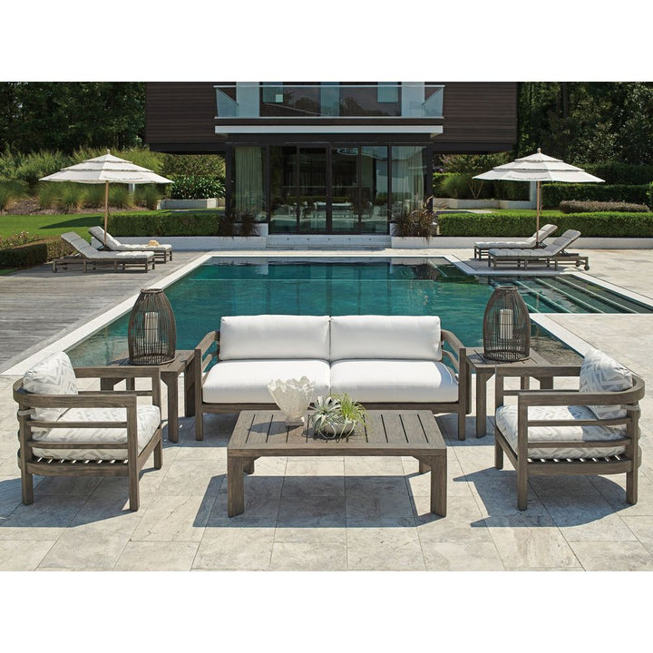 Outdoor Side Tables Rectangular End Table - 3950 Light Brown