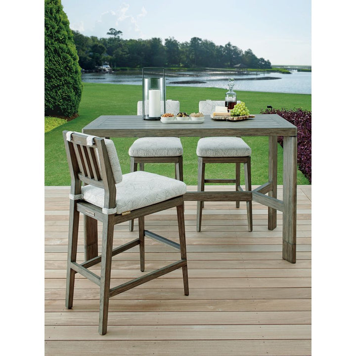 Outdoor Side Tables High/Low Bistro Table - 3950 Light Brown