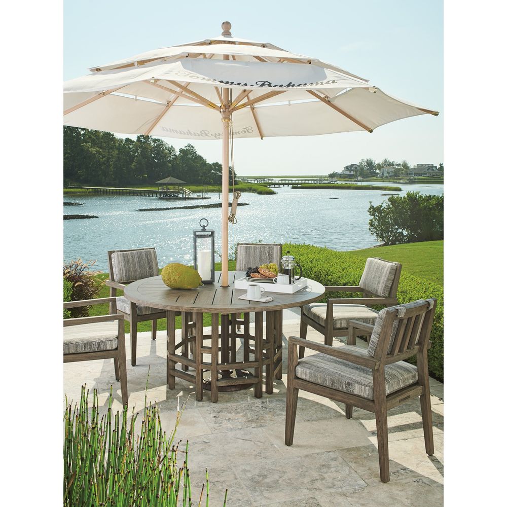 Outdoor Dining Tables Round Dining Table - Taupe